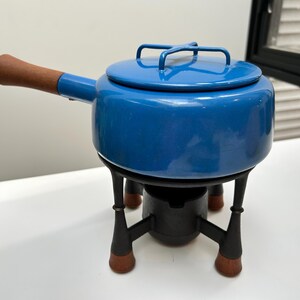 Pentola per fonduta Dansk Blu JHQ Jens Quistgaard Base in ghisa