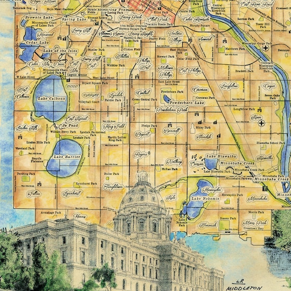152 Parks and Neighborhoods of Minneapolis and St. Paul Minnesota