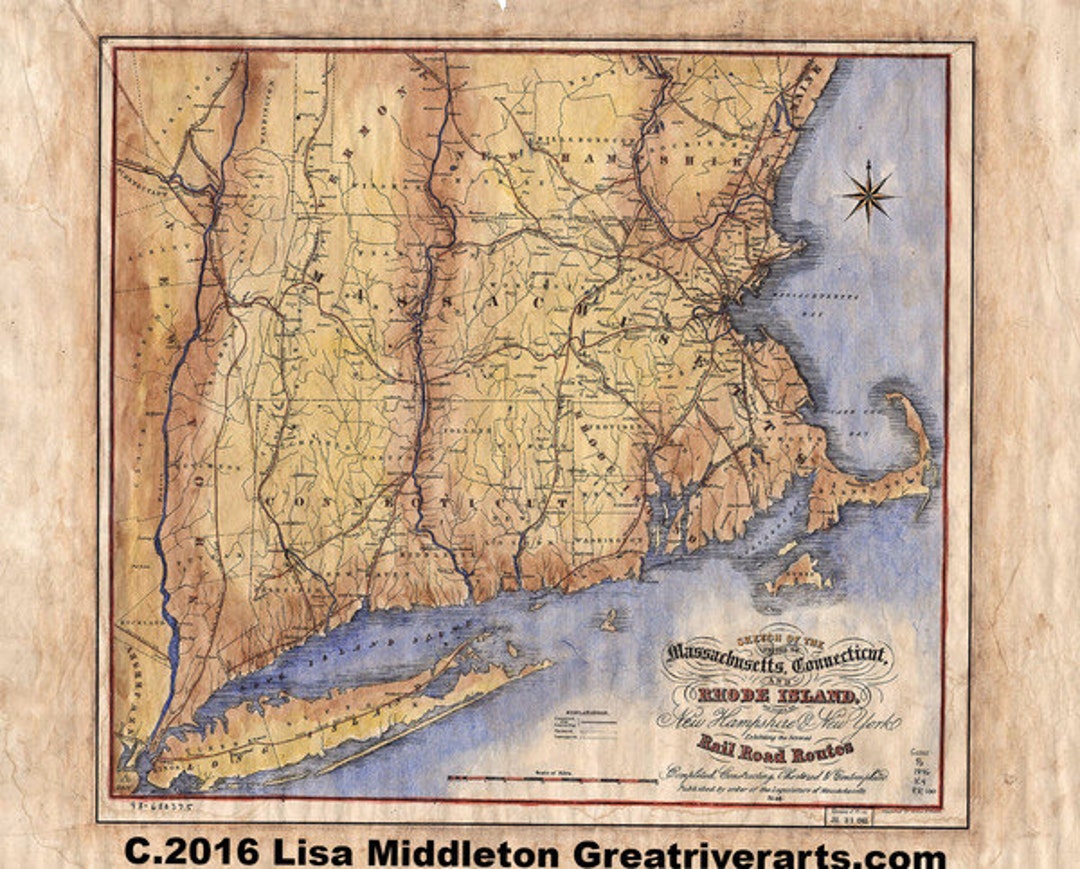 Map Of Ri And Massachusetts
