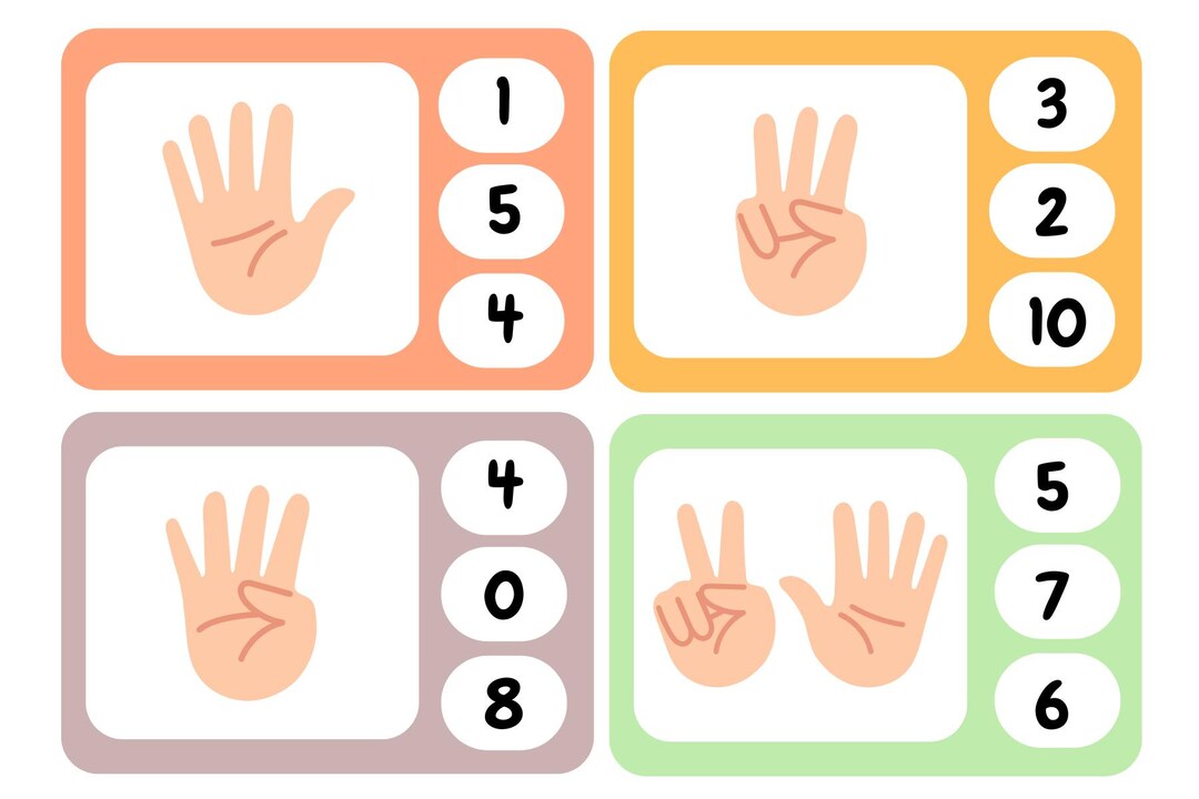 Finger Counting Style - Etsy