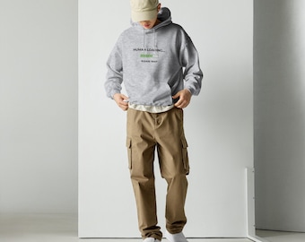Sweat à capuche humoristique AI | Chargement humain Veuillez patienter |  Cadeau technique amusant | Sweat à capuche pour développeur | Zyra