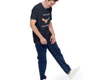 T-shirt graphique AI | L'avenir est automatisé |  Cadeau technologique | T-shirt de programmeur | humain + IA | Zyra