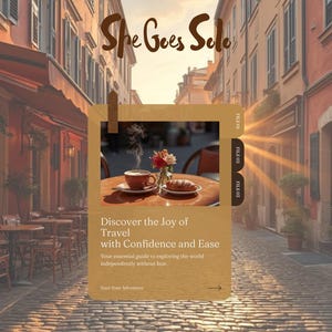 女性一人旅ガイド電子書籍 — 一人旅入門：初めての個人旅行ガイド | PDF即時ダウンロード | 女性向け旅行ガイド