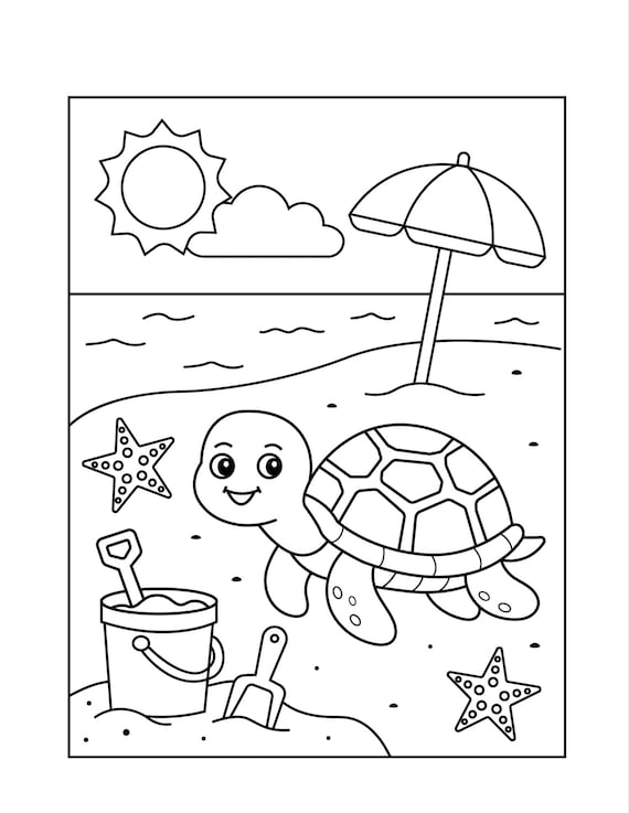 Summer Activities Coloring Book | Enjoy Creative Fun in the Sun