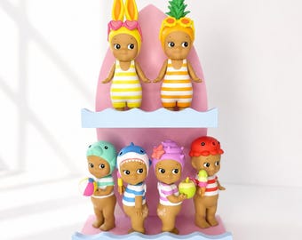 Sonny Angel Summer Vacation Surfboard Display Stand – Mini Figure Organizer Shelf