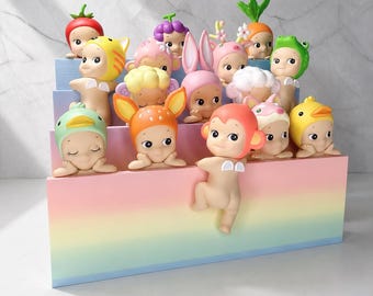 Sonny Angel XL Hipper Stand – 4-Tier Hipper Display Holder, Kawaii Organizer, Desk Decor