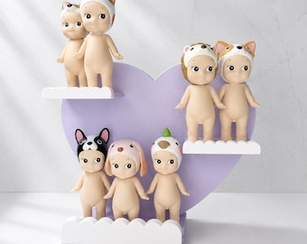 Sonny Angel Heart Display Stand – Mini Figure Organizer Shelf
