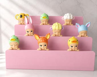 Sonny Angel XXL Hipper Stand - No Adhesive Required -  3-Tier Hipper Display Holder, Kawaii Organizer, Desk Decor