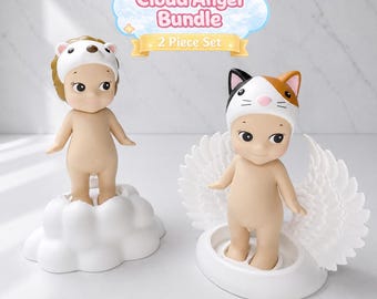 Sonny Angel Ensemble de présentoirs Cloud Angel – Support décoratif pour bureau imprimé en 3D