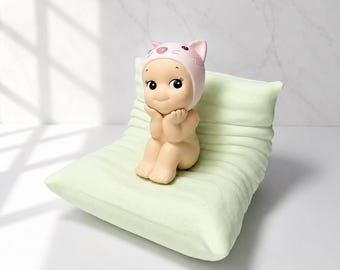 Sonny Angel & Smiski Display, Pillow Beanbag, Figure Shelf, Mini Collectible Holder