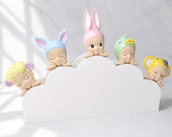 Sonny Angel Cloud Stand - Hipper Display Holder, Kawaii Organizer, Desk Decor
