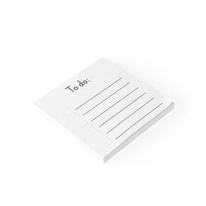 To Do List Post-it Note Pads | Checklist Sticky Notes, Lined Reminders