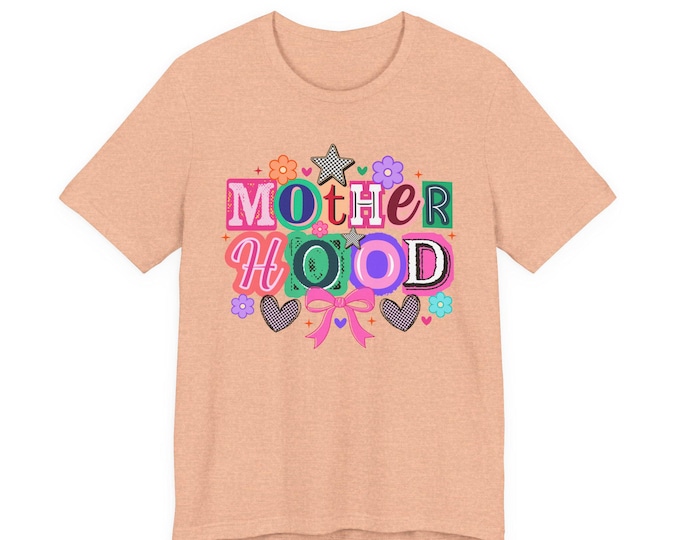 Motherhood Y2K Style Tee | Graffiti Floral Mom Shirt