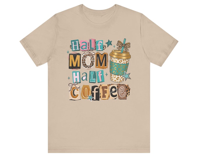 Mom Coffee Graphic Tee | Soft Cotton Casual Shirt