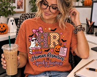 HR is Spooky Business T-shirt | Halloween Human Resources Tee