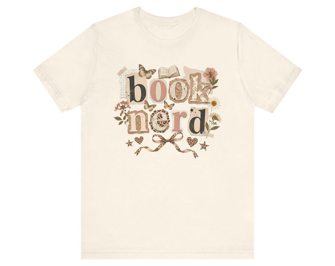 Book Nerd Vintage Inspired Graphic Tee