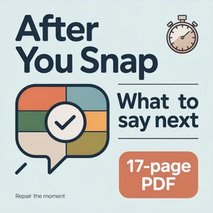 Le grité a alguien: ¿Qué decir a continuación? / Guiones para reparar relaciones con TDAH para adultos: deja de reaccionar de forma exagerada, resuelve conflictos rápidamente (PDF)