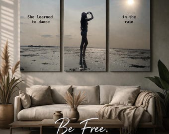 London Beach Silhouette Wall Art (Digital Download)