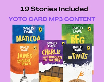 Roald Dahl Audio Bundle for Yoto & Tonie | 19 Kids MP3 Stories | Matilda BFG Charlie More