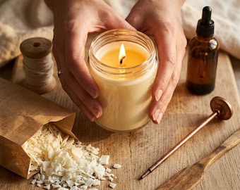 Tutorial in PDF per la creazione di candele di soia, guida fai-da-te per principianti (download digitale)