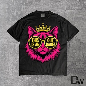 Carl Princess Donut T-shirt dungeon crawler | This Is An Outrage Bookish Cat Love Fantasy Reader-T-shirt