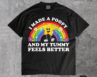 I Made A Poopy Funny Vacation Swap T-Shirt | Inappropriate Adult Humor Gag Gift Party Tee