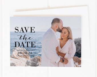 Photo Save the Dates, Wedding Save the Date, Save the Date Cards, Save the Date Postcards, Printable Save the Dates, DIY Save the Dates
