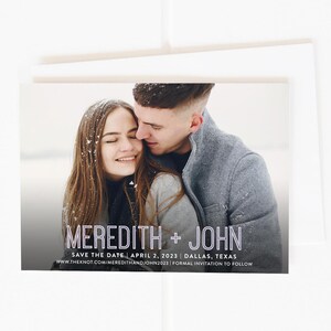 Photo Wedding Save the Date, Printable Save the Date, Save The Date Cards with Envelopes, Save the Date Postcard, Save the Date Magnets, PDF