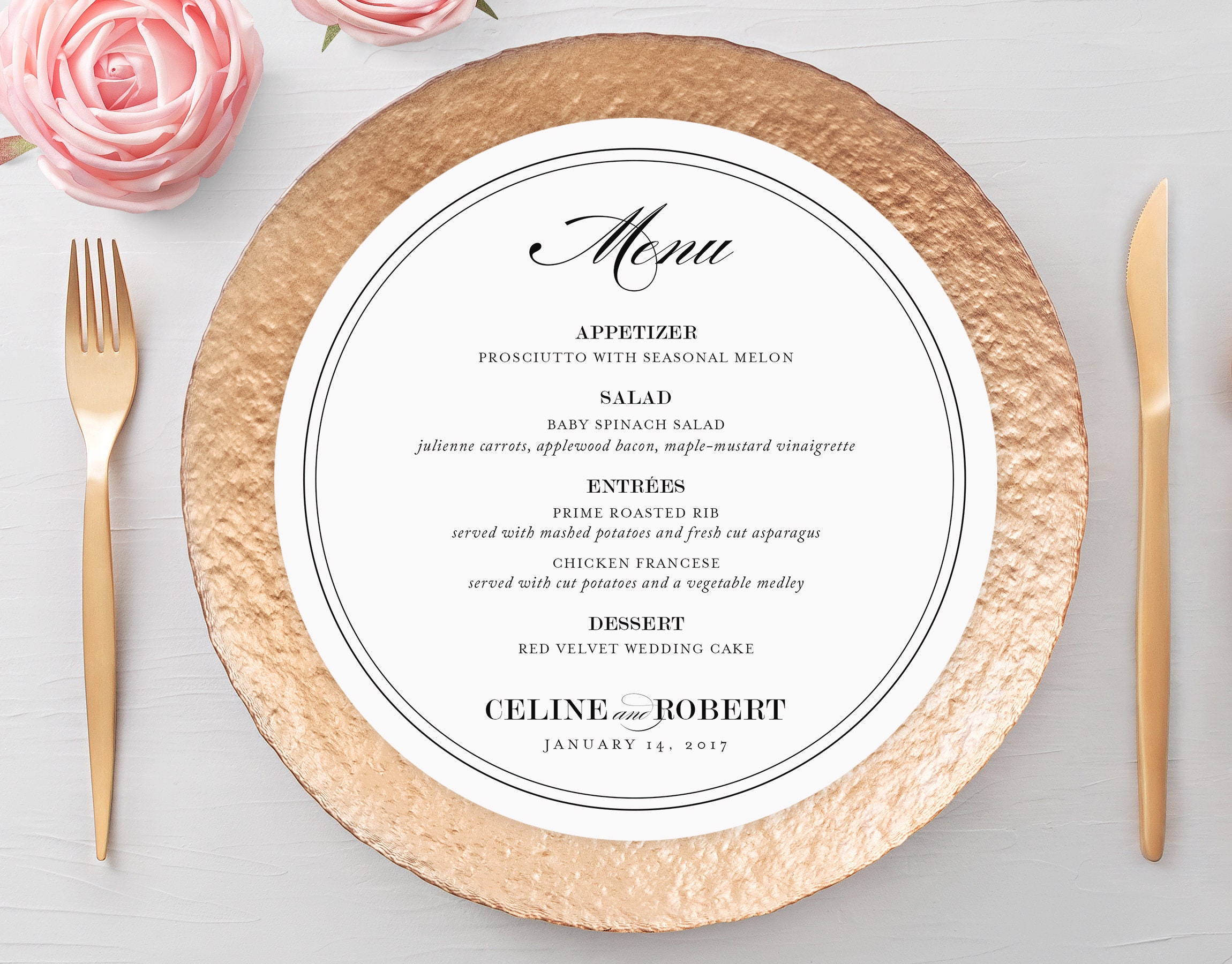 Circle Menu Template Circle Menu Template