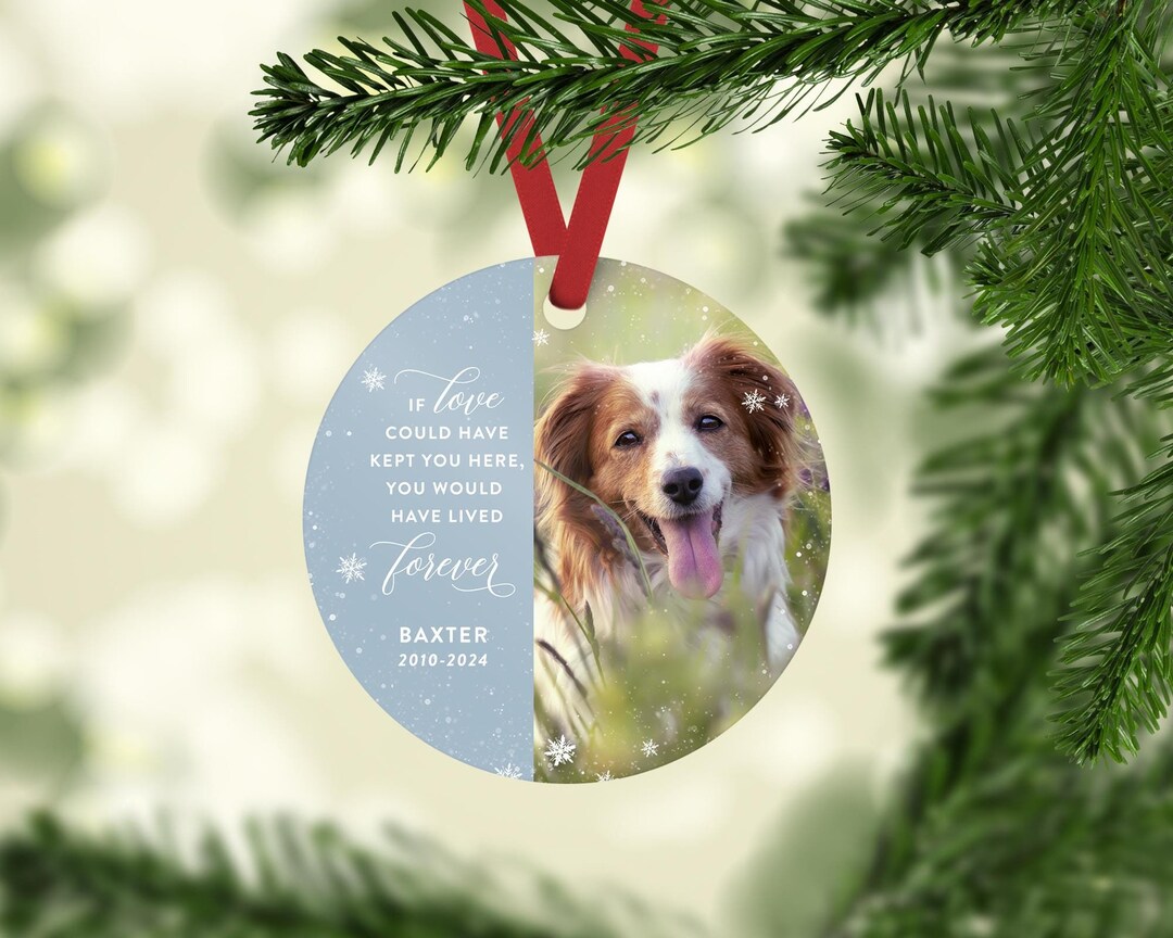Dog Memorial Ornament, Pet Rembrance Ornament, Cat in Memoriam Ornament ...