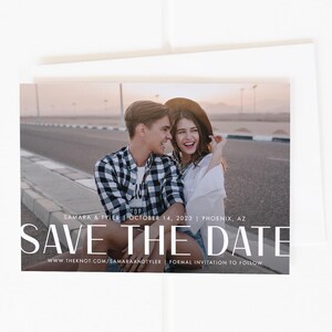 Photo Wedding Save the Date, Printable Save the Date, Save The Date Cards with Envelopes, Save the Date Postcard, Save the Date Magnets, PDF