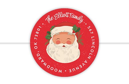 Santa Address Label - Etsy