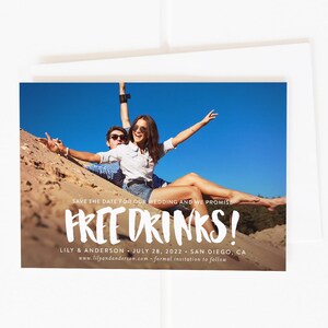 Photo Wedding Save the Date, Printable Save the Date, Save The Date Cards with Envelopes, Save the Date Postcard, Save the Date Magnets, PDF
