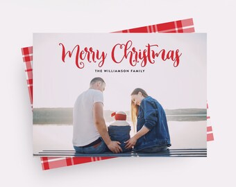 Family Christmas Card, Family Holiday Card, Family Christmas Card with Photo, Photo Christmas Card, Merry Christmas, Printable, Printed, DIY