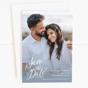 Photo Wedding Save the Date, Printable Save the Date, Save The Date Cards with Envelopes, Save the Date Postcard, Save the Date Magnets, PDF