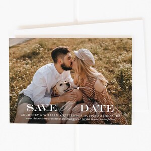 Photo Wedding Save the Date, Printable Save the Date, Save The Date Cards with Envelopes, Save the Date Postcard, Save the Date Magnets, PDF