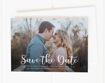 Wedding Save the Date, Printable Save the Date, Photo Save the Date, Save The Date Cards, Save the Date Postcard, Save the Date Magnets, PDF