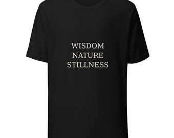 Between Breaths T-Shirt | Wisdom Nature Stillness | Minimalist Philosophy Shirt