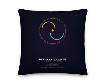 Poduszka kosmiczna Between Breaths 18"x18"