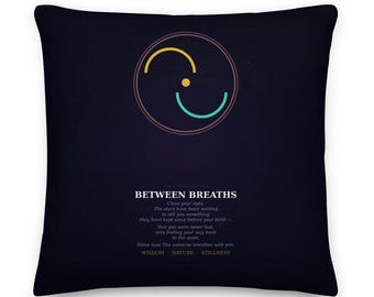 Poduszka kosmiczna Between Breaths 22"x22"