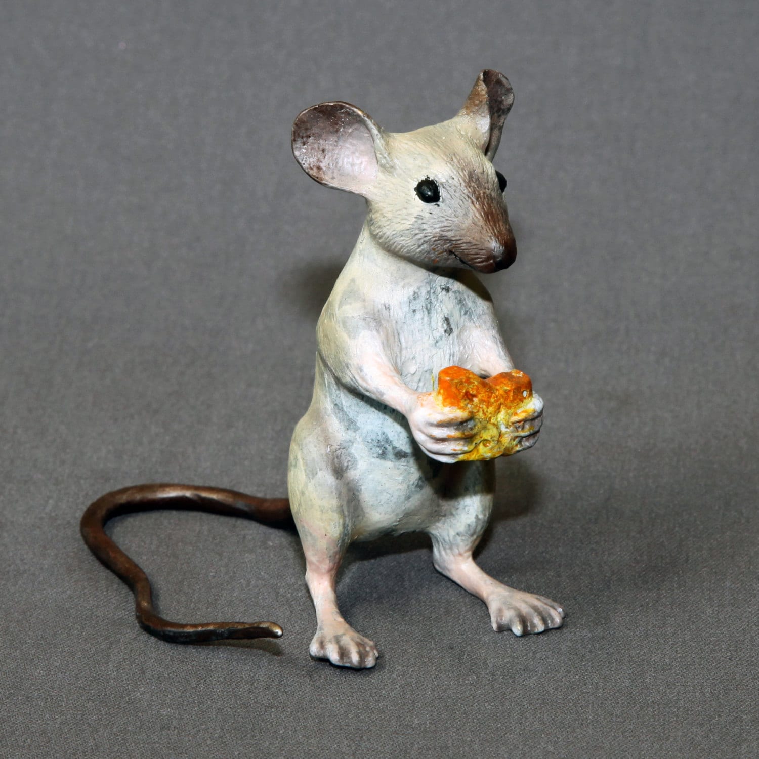 Bronze Mouse Figurine Statue Sculpture Mice Art Limited Etsy