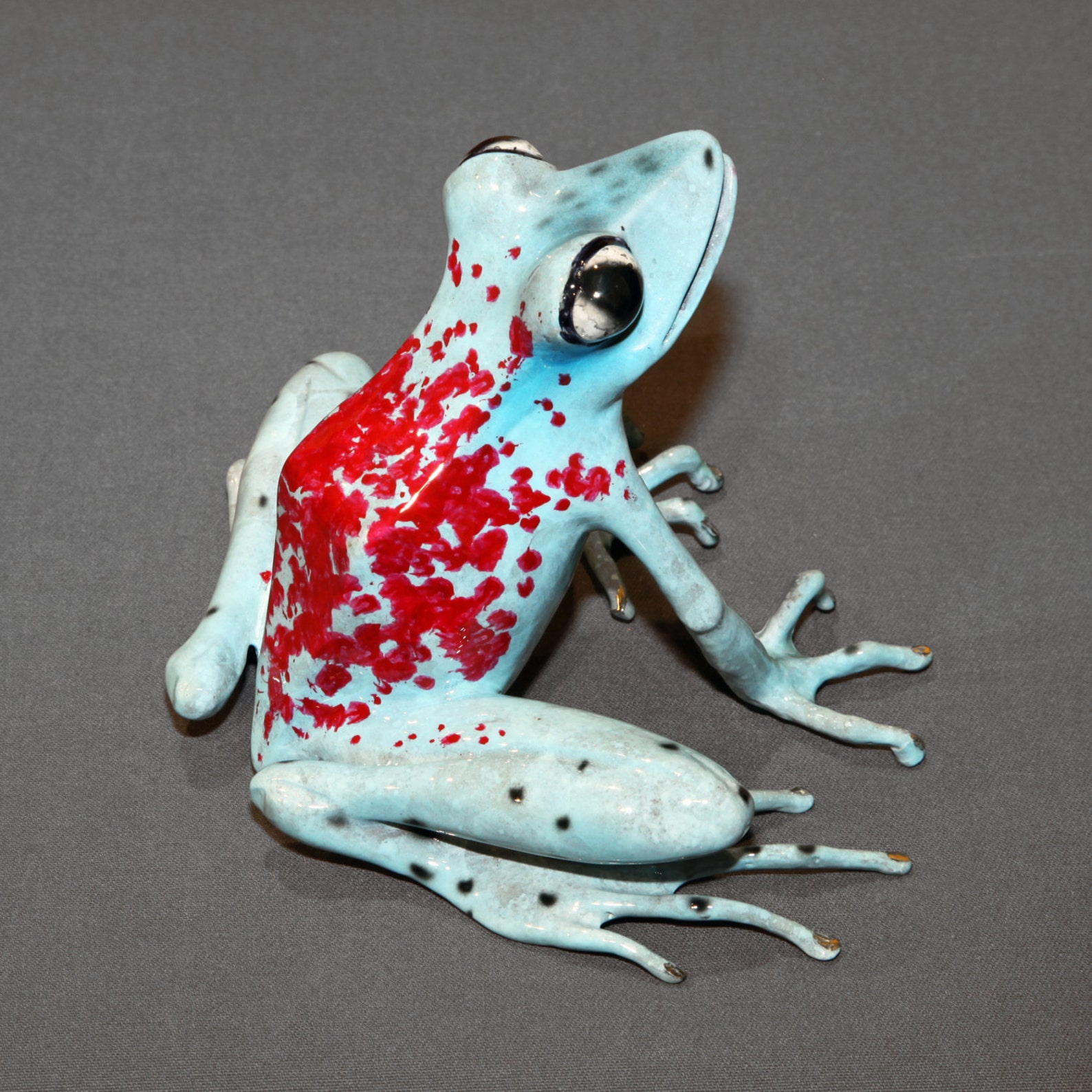 Frog Bronze darcy Frog BRONZE FROG Statue Figurine Amphibian Art