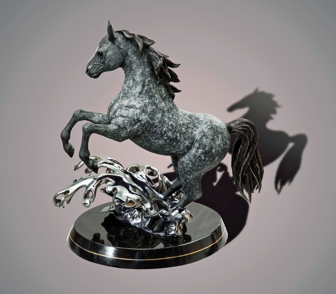 Bronze Horse Figurine Sculpture Art Limited Edition Signed and Numbered