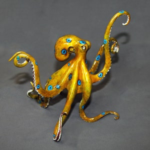 Octopus &quot;Sir Inks Alot&quot; Bronze Figurine