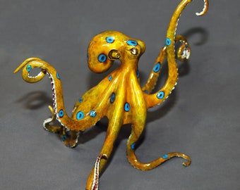 Octopus "Sir Inks Alot" Bronze Figurine