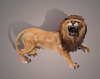 Bronze Lion Sculpture by Barry Stein: Limited Edition Art