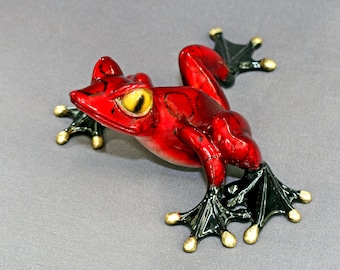 Bronze Frog Figurine "ALYSA"