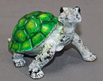 Turtle Bronze "Daden Large Turtle" Tortoise Figurine Statue Sculpture Art / Limited Edition / Signed & Numbered