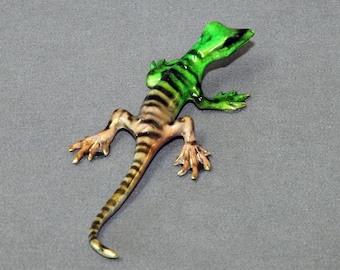 Lizard Bronze Gecko Figurine Statue "Rango" Sculpture Art / Limited Edition / Signed & Numbered
