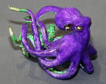 Octopus "Ooh La La" Bronze Figurine